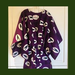 African Kimono Batik Wax
